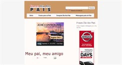 Desktop Screenshot of frasesdiadospais.com