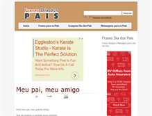 Tablet Screenshot of frasesdiadospais.com